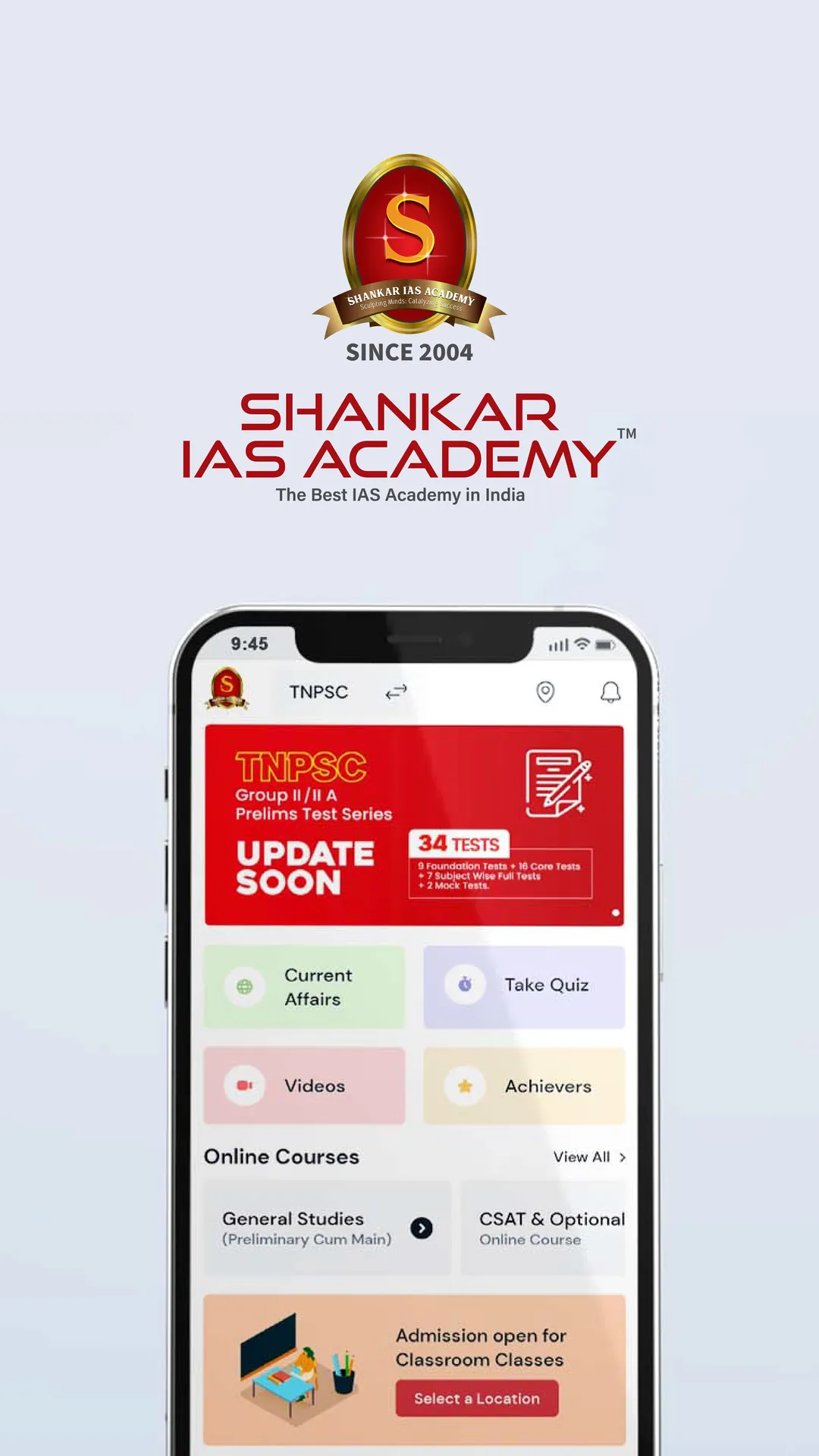 Shankar IAS Academy | Indus Appstore | Screenshot