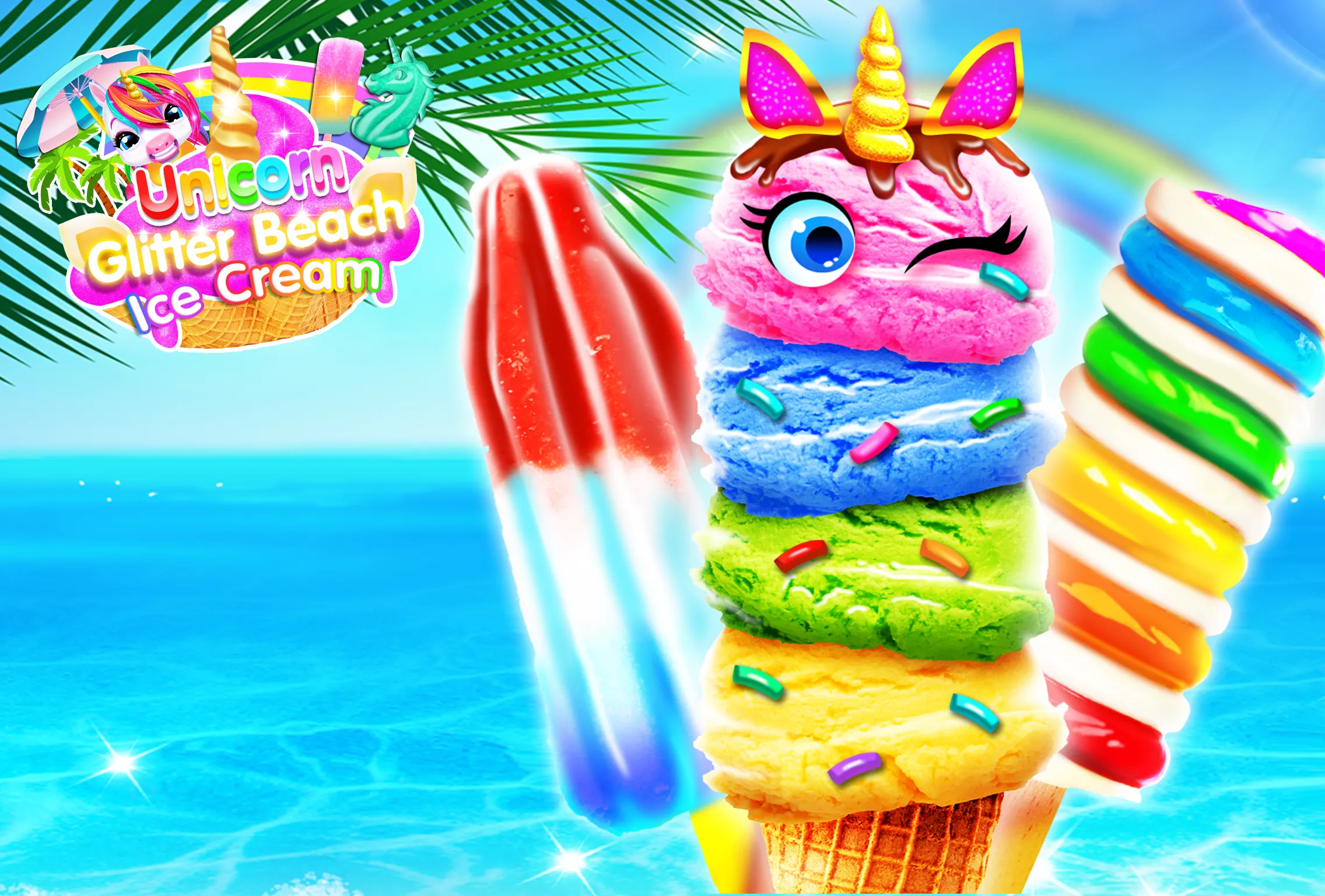 Rainbow Unicorn Ice Cream | Indus Appstore | Screenshot