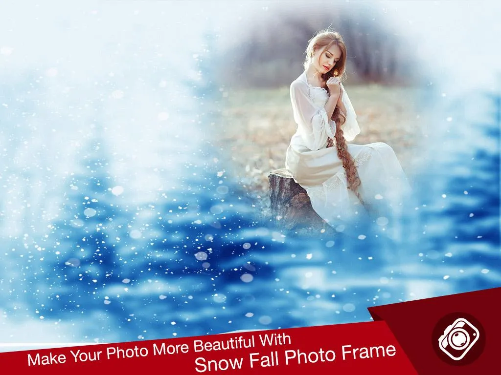 Snowfall Photo Frames | Indus Appstore | Screenshot