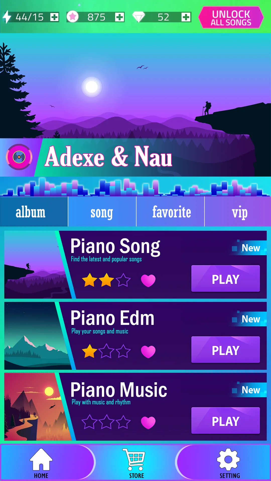 Adexe Y Nau Piano Game Tiles | Indus Appstore | Screenshot