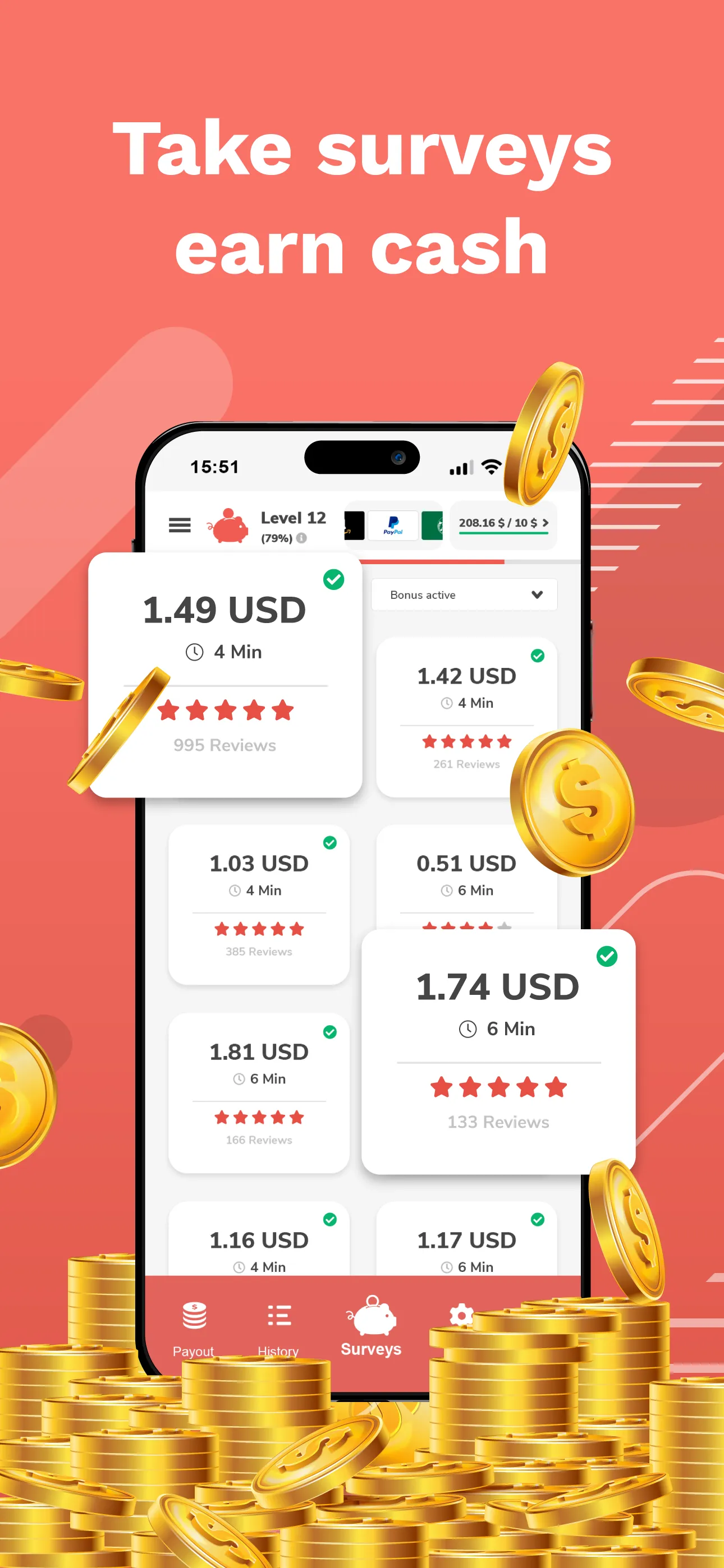 HeyPiggy - Paid Surveys | Indus Appstore | Screenshot