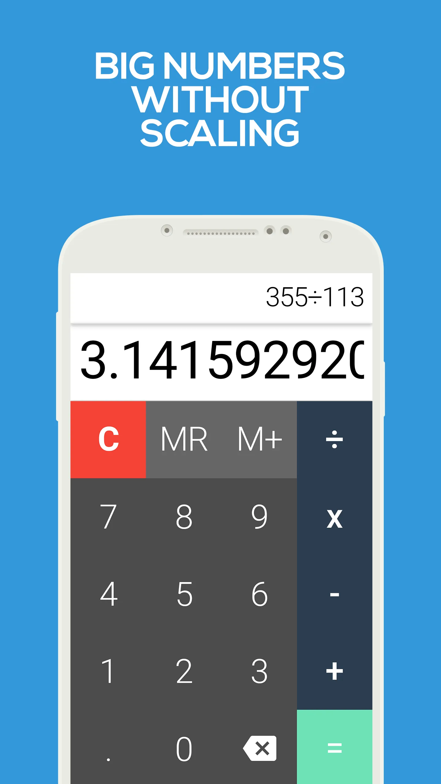 BIG Flat Calculator | Indus Appstore | Screenshot