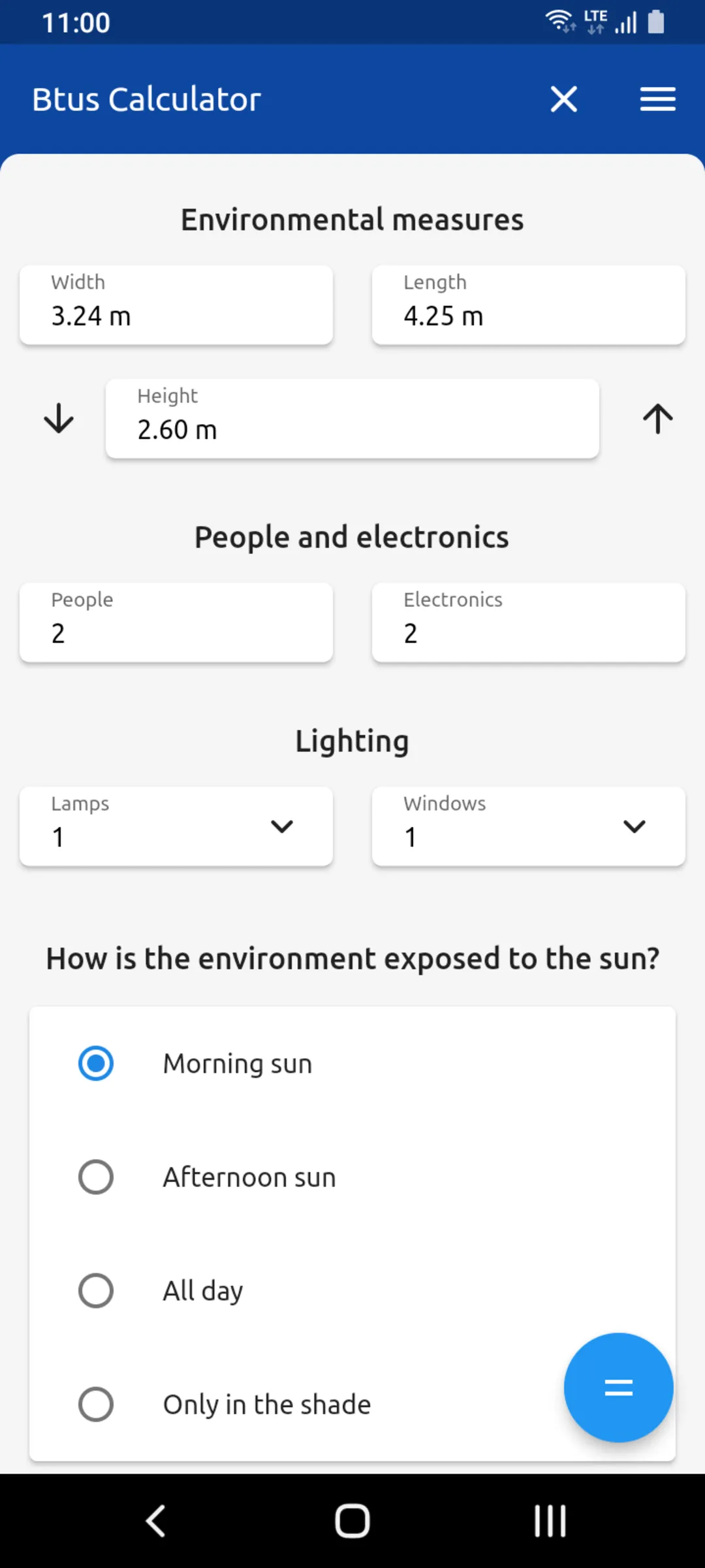 Btus Calculator | Indus Appstore | Screenshot