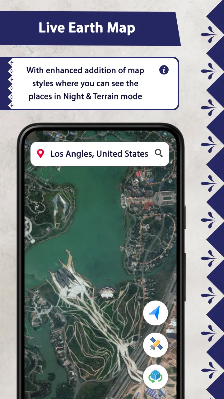 Earth Map Satellite | Indus Appstore | Screenshot