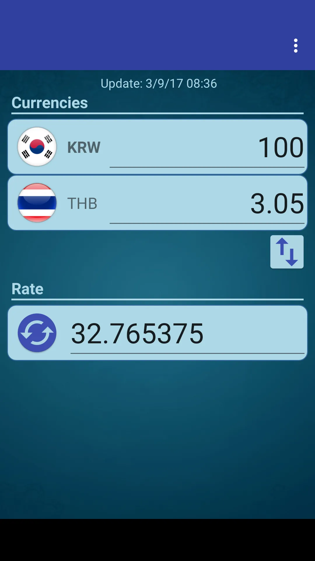 South Korea Won x Thai Baht | Indus Appstore | Screenshot