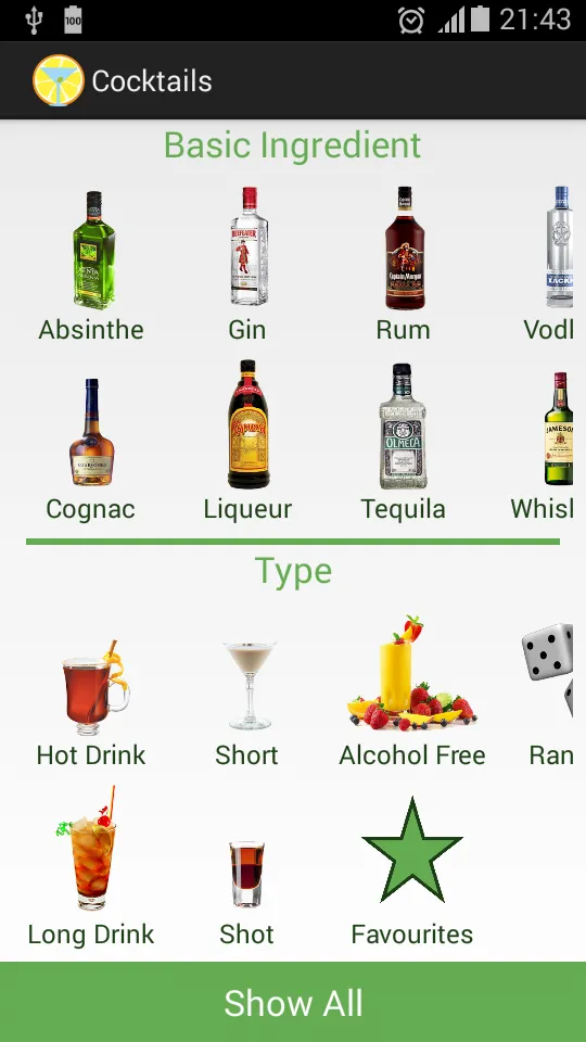 Cocktails | Indus Appstore | Screenshot