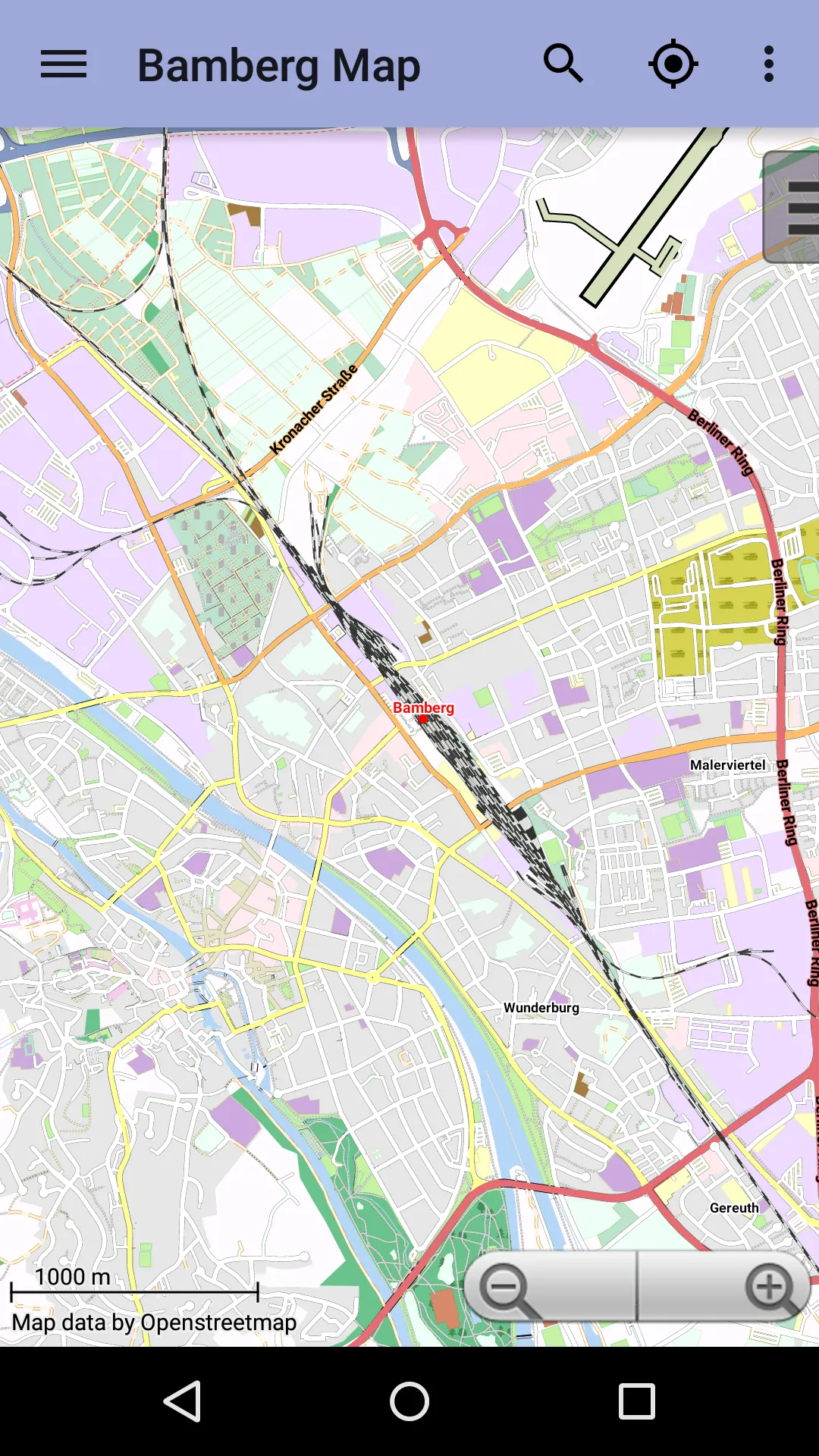 Bamberg Offline City Map | Indus Appstore | Screenshot