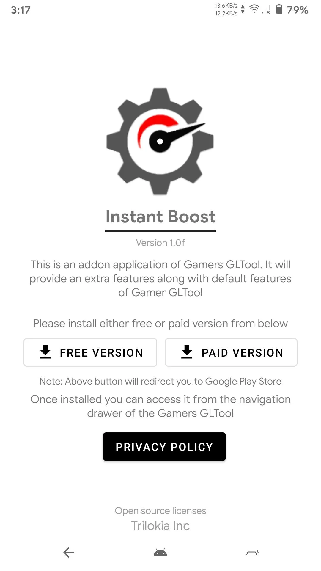 Instant Boost : Addon | Indus Appstore | Screenshot