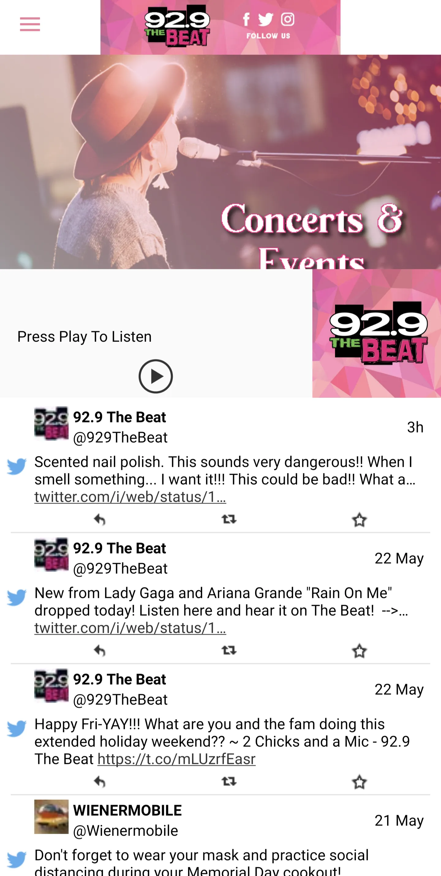 92.9 The Beat KOSP | Indus Appstore | Screenshot