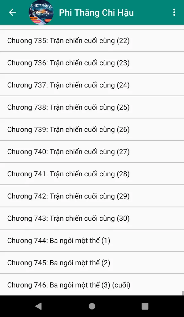 Truyện Phi Thăng Chi Hậu | Indus Appstore | Screenshot