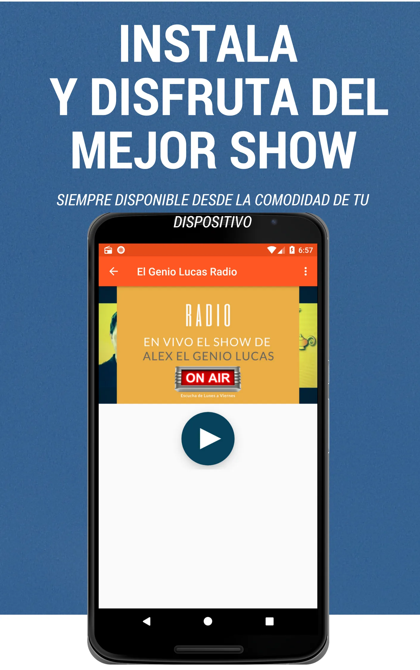 Genio Lucas Radio & Podcast | Indus Appstore | Screenshot