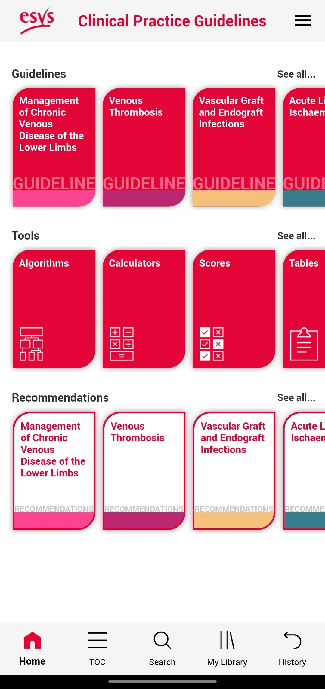 ESVS Clinical Guidelines | Indus Appstore | Screenshot