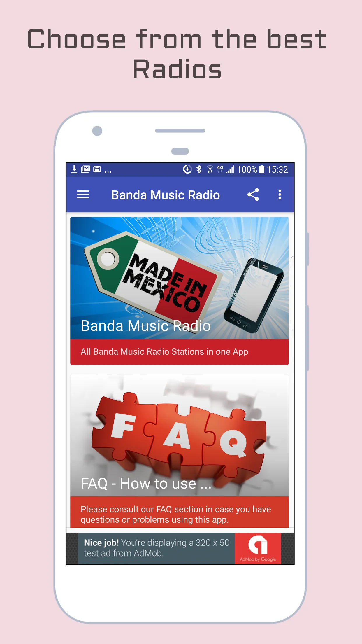 Banda Music Radio Stations | Indus Appstore | Screenshot