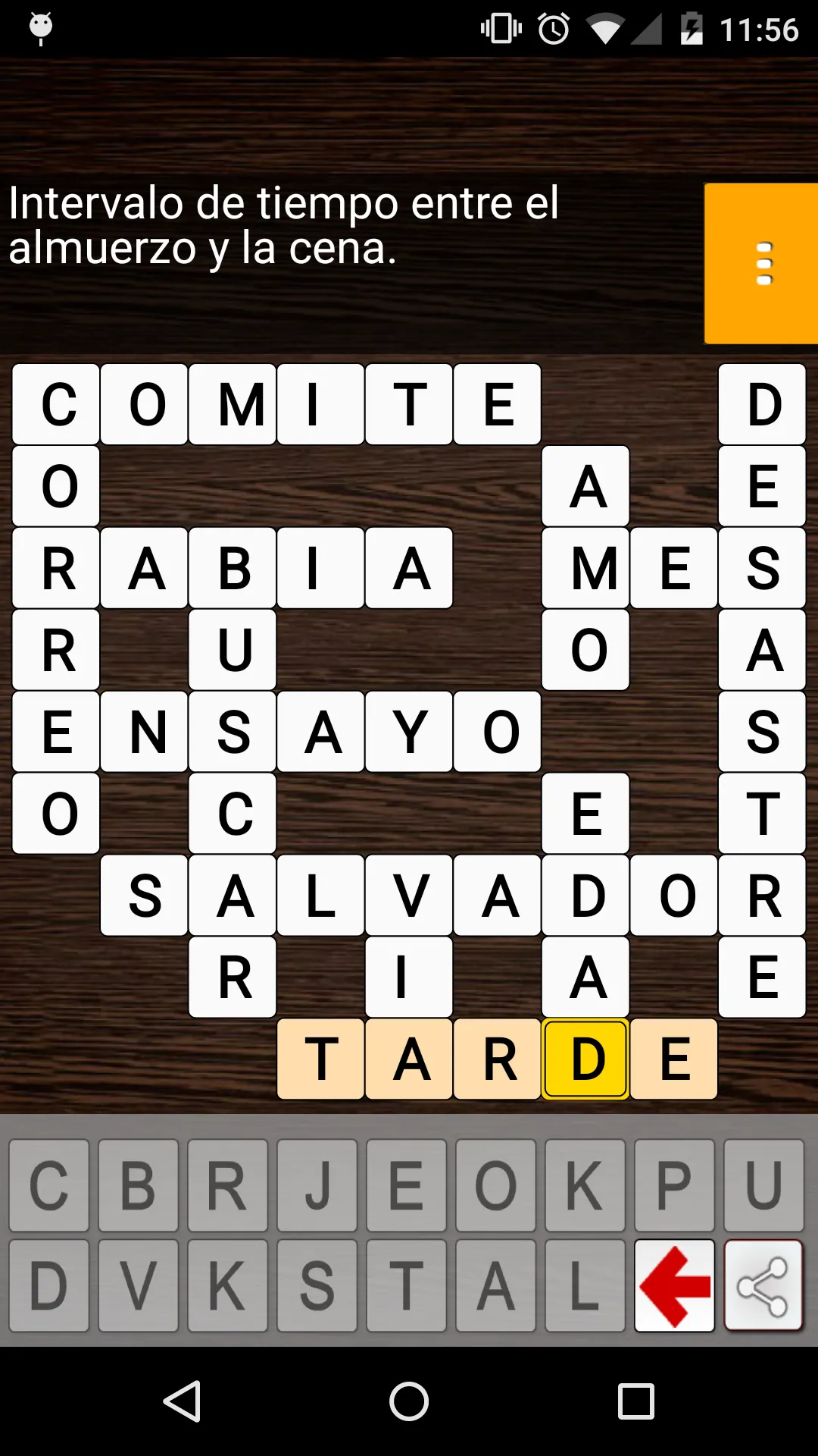 CrossWords Spanish | Indus Appstore | Screenshot