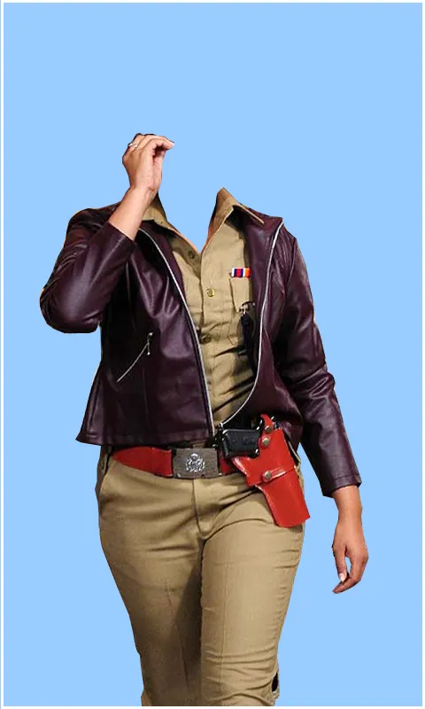 Women Police Uniform Photo App | Indus Appstore | Screenshot