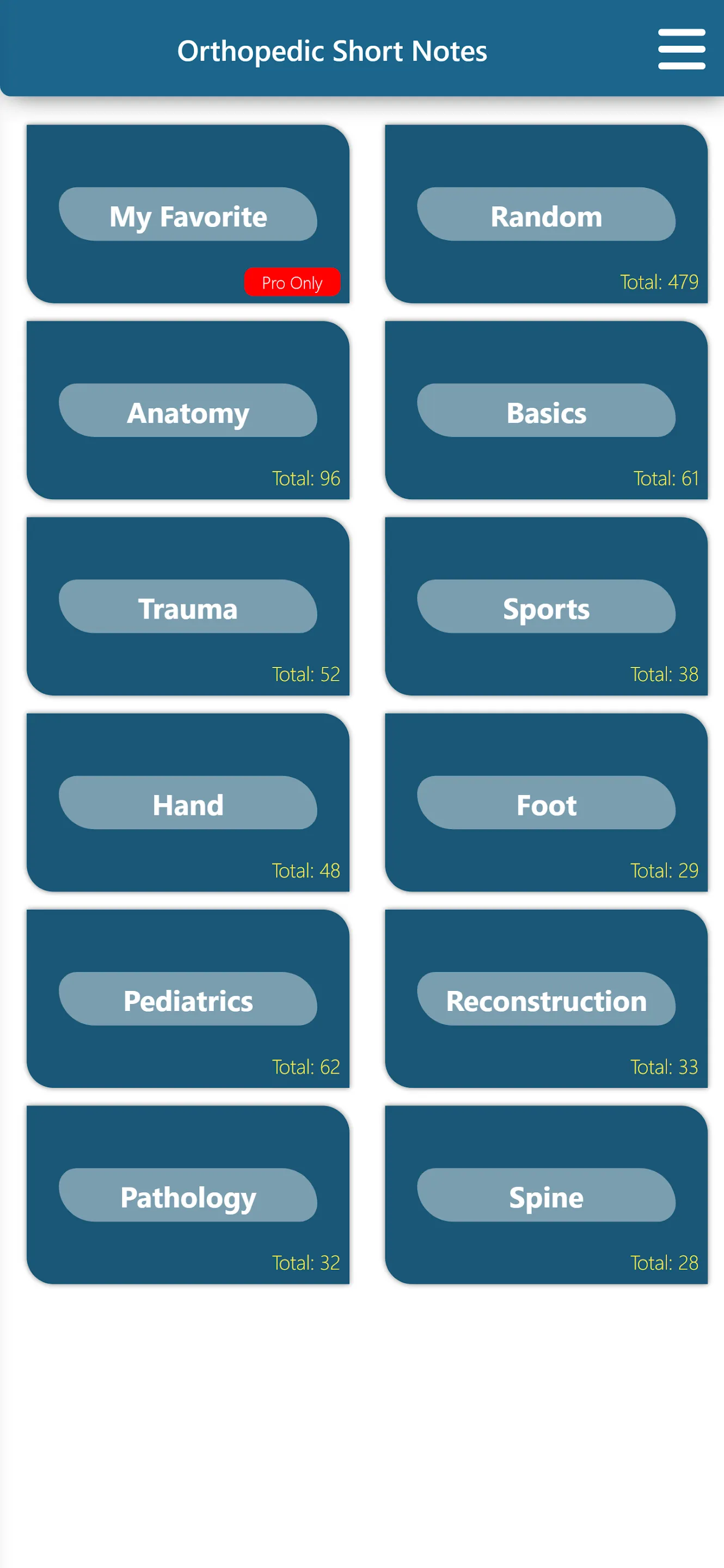 Orthopedic Notes Review | Indus Appstore | Screenshot