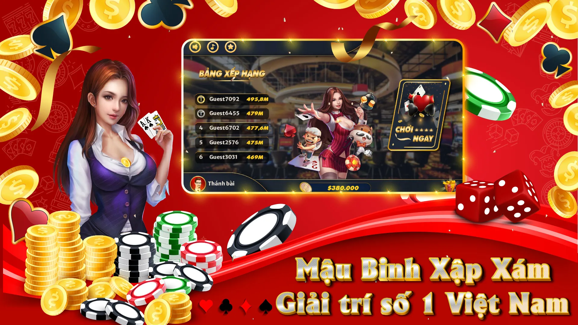 Chinese Poker (Mau Binh) | Indus Appstore | Screenshot