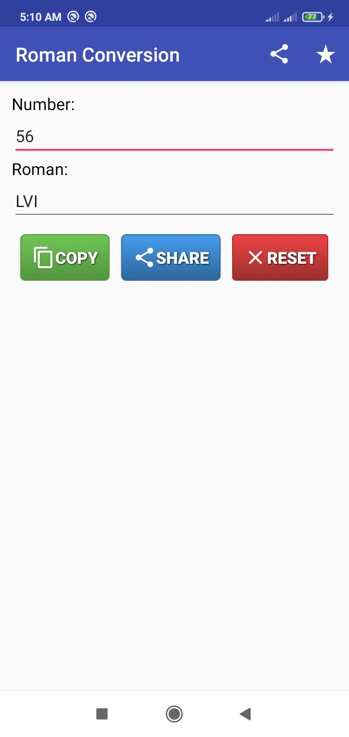 Roman Numbers Converter | Indus Appstore | Screenshot