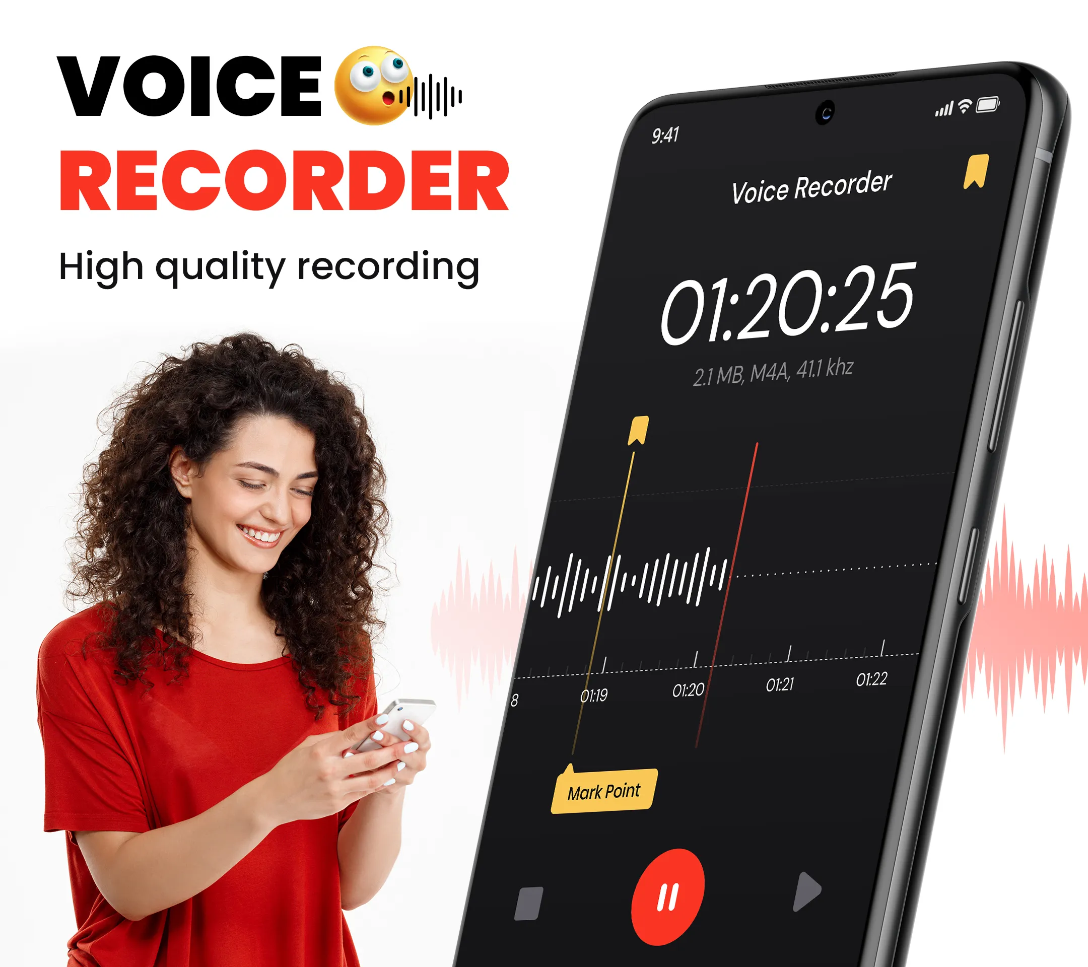 Voice Recorder | Indus Appstore | Screenshot