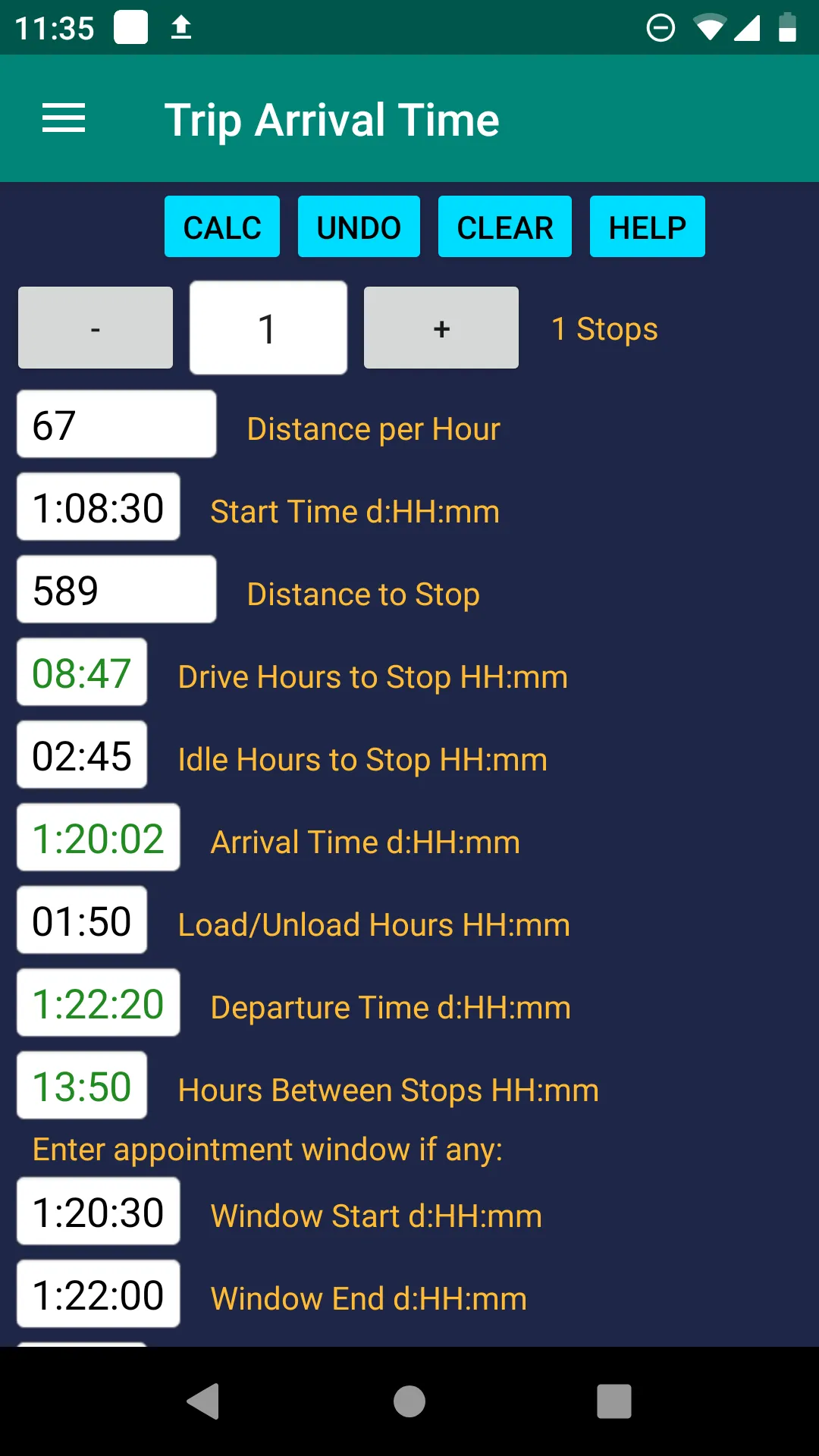 Trucking:Load Rate, Cost, Fuel | Indus Appstore | Screenshot