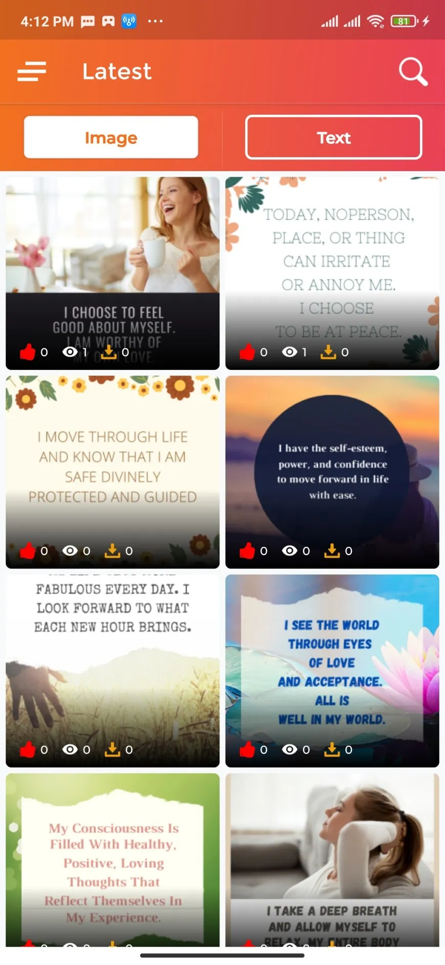 Louise Hay Affirmations | Indus Appstore | Screenshot