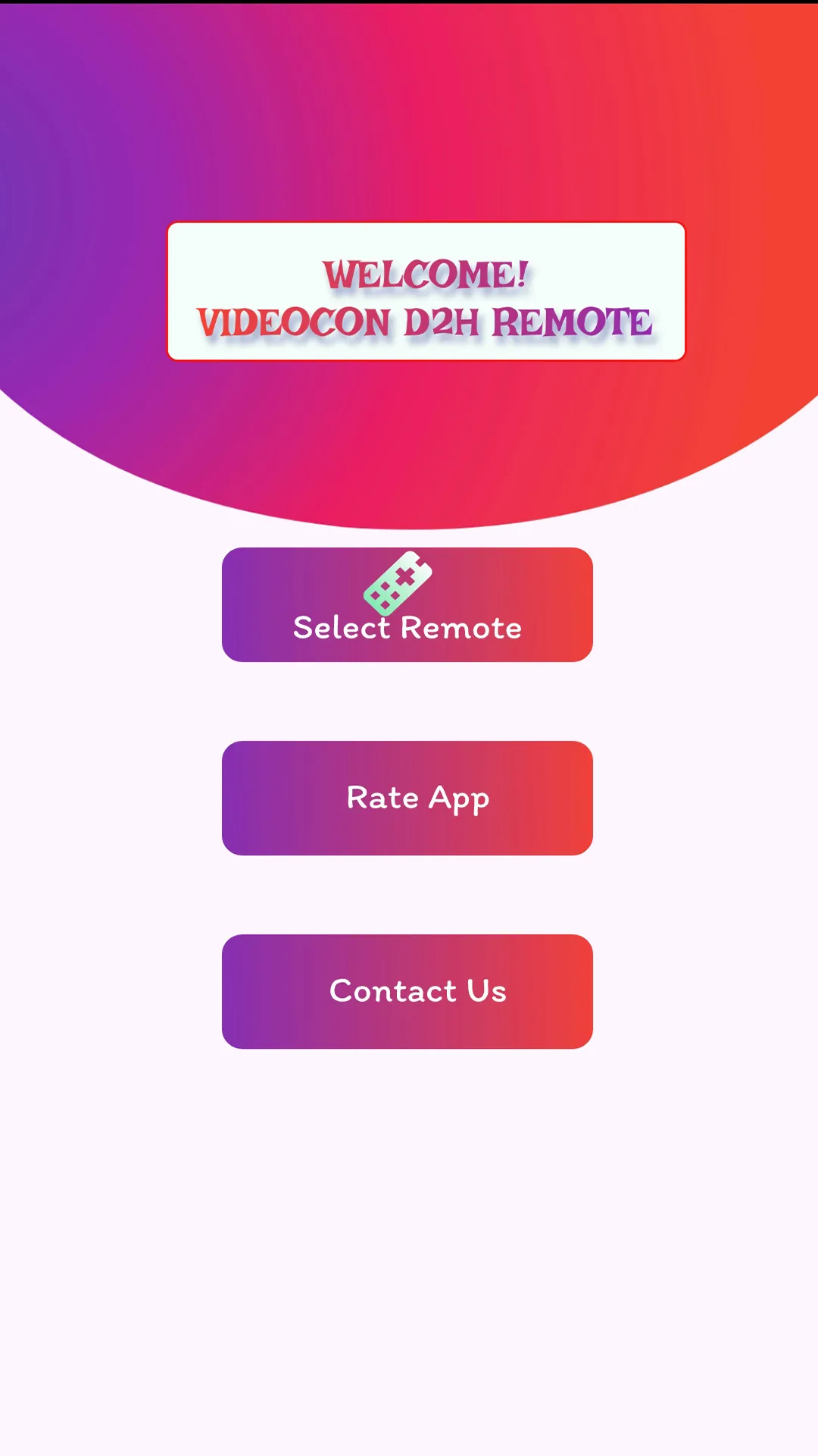 Remote App For VIDEOCON INDIA | Indus Appstore | Screenshot