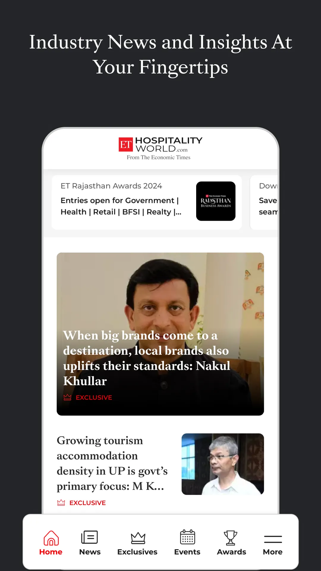 ETHospitalityWorld | Indus Appstore | Screenshot