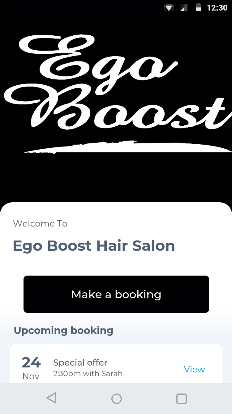 Ego Boost Hair Salon | Indus Appstore | Screenshot