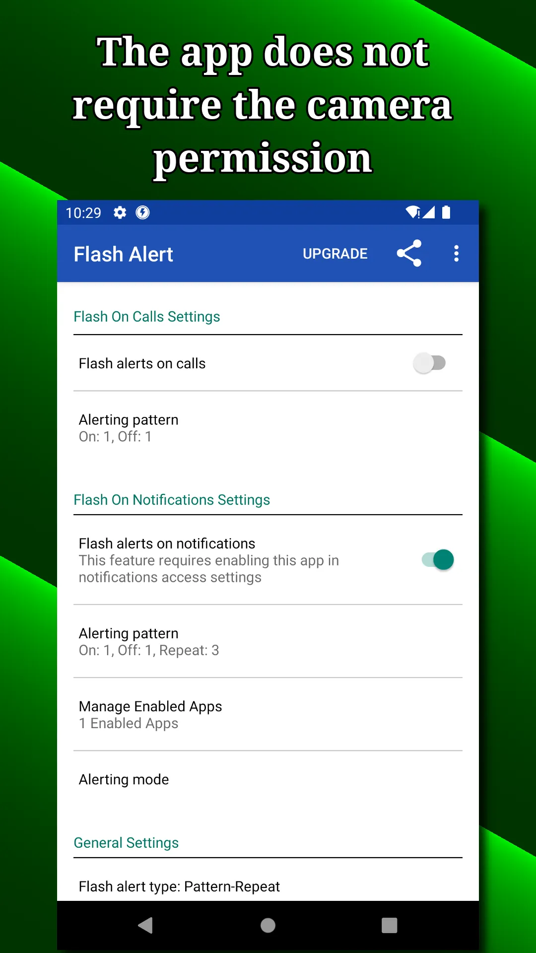 Flash alert | Indus Appstore | Screenshot