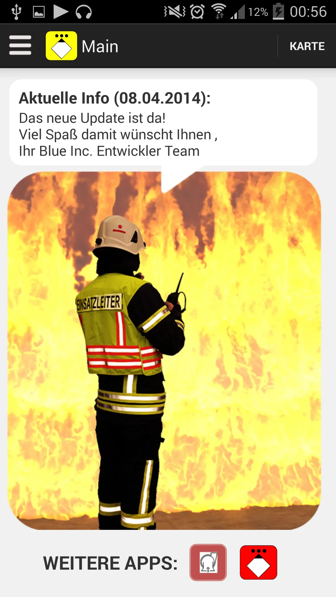 Feuerwehr Einsatzleiter Light | Indus Appstore | Screenshot