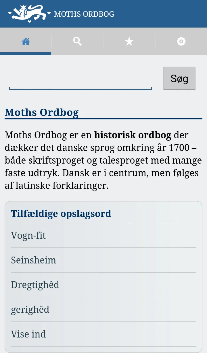 Moths Ordbog | Indus Appstore | Screenshot