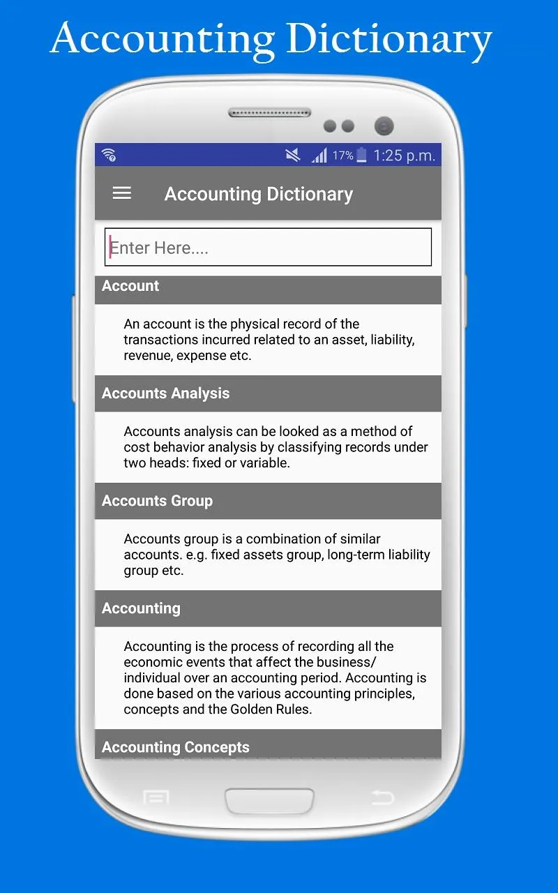 Accounting Dictionary | Indus Appstore | Screenshot