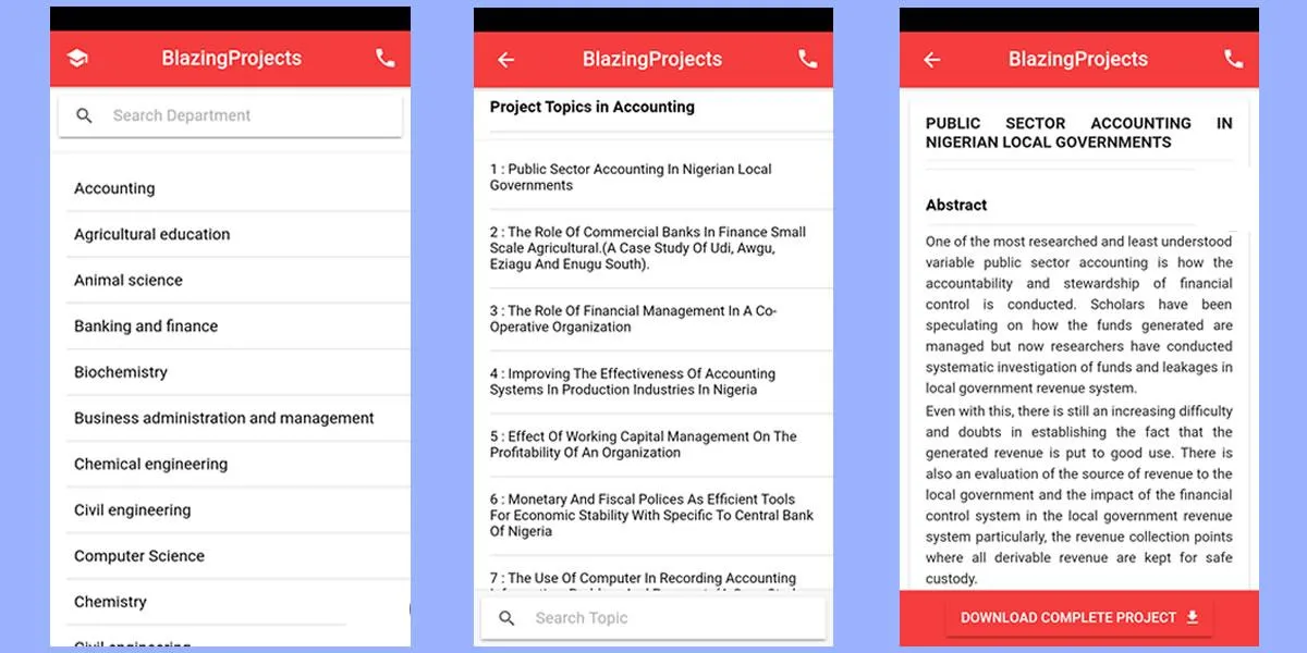 BlazingProjects | Indus Appstore | Screenshot