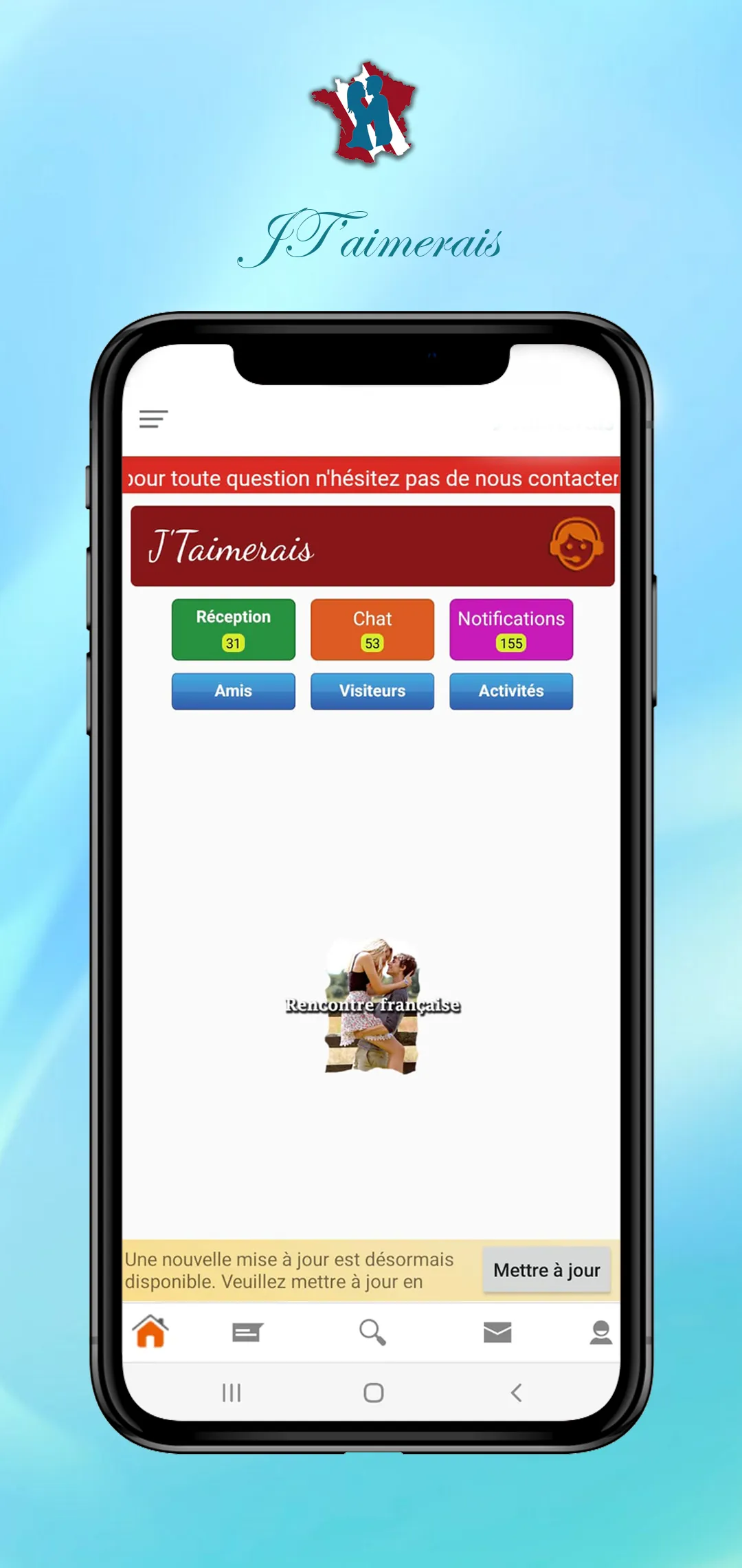 Jtaimerais - Social France | Indus Appstore | Screenshot