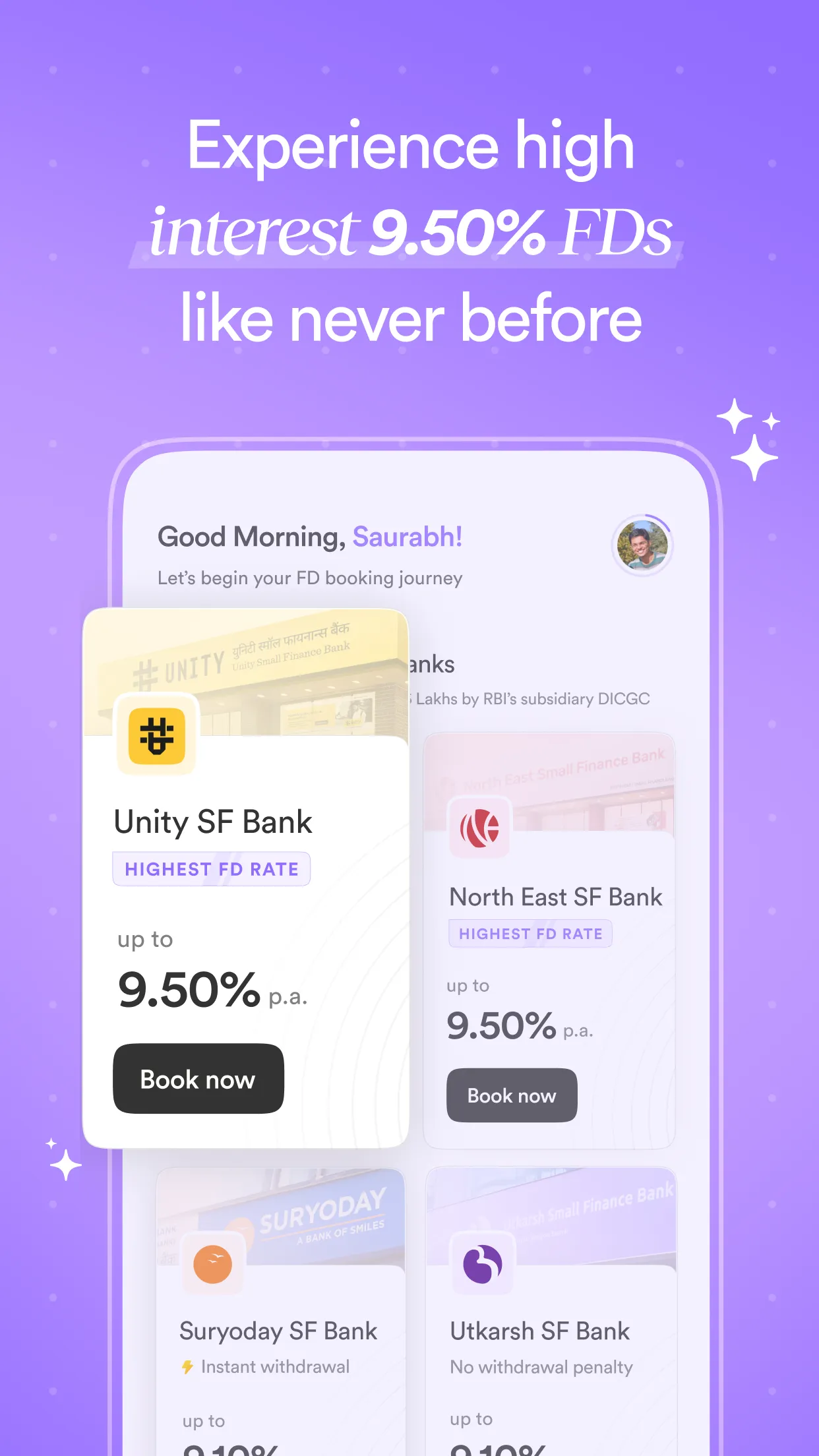 Stable Money: Earn 9.50% on FD | Indus Appstore | Screenshot