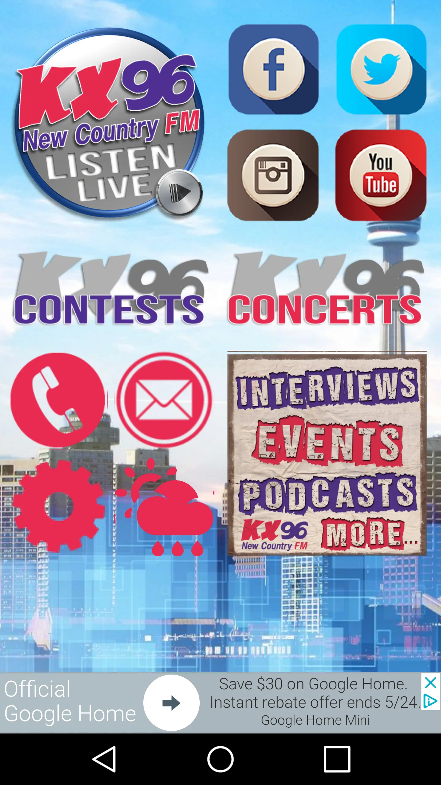 KX96 FM | Indus Appstore | Screenshot