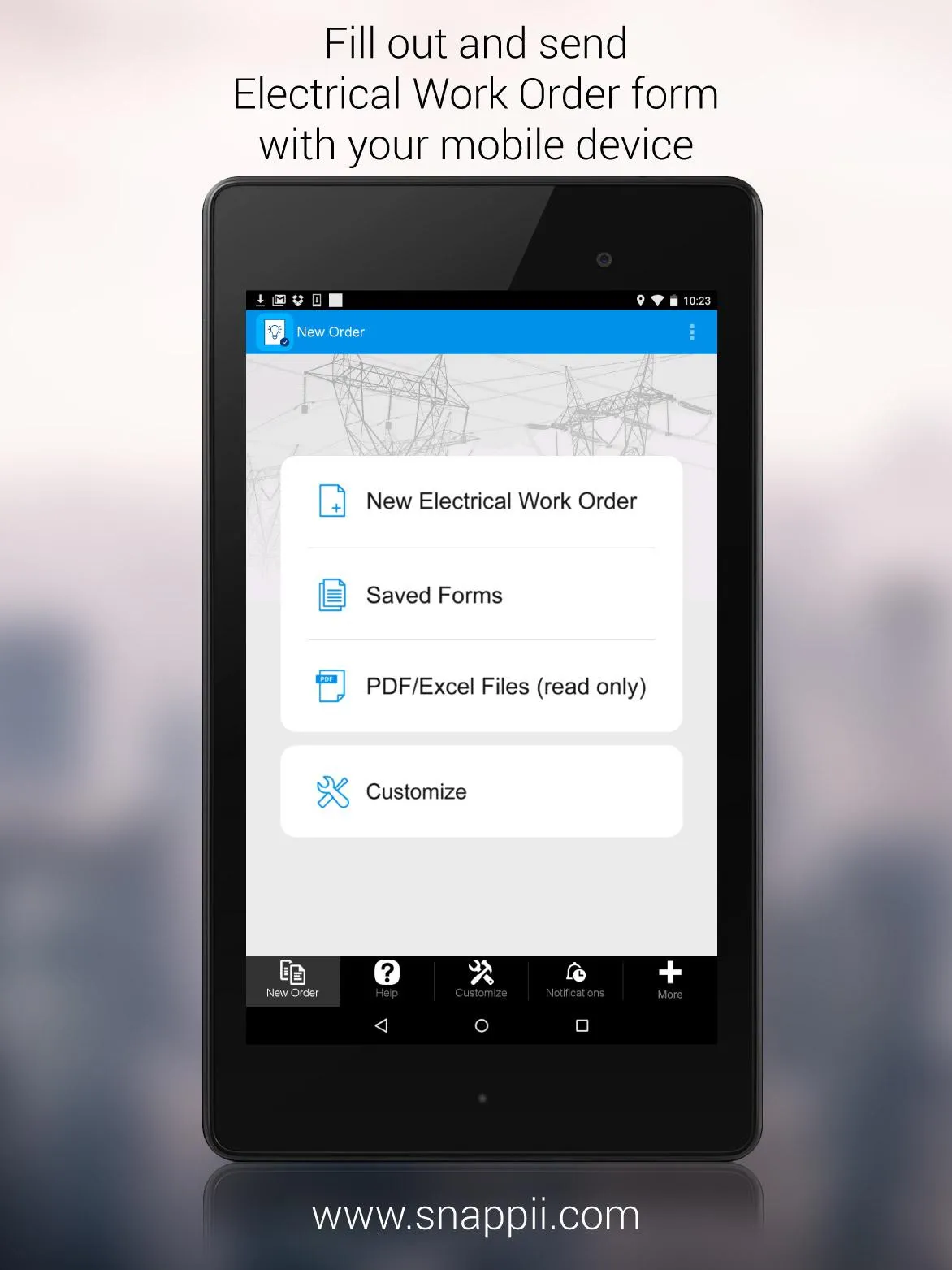 Electrical Work Order | Indus Appstore | Screenshot