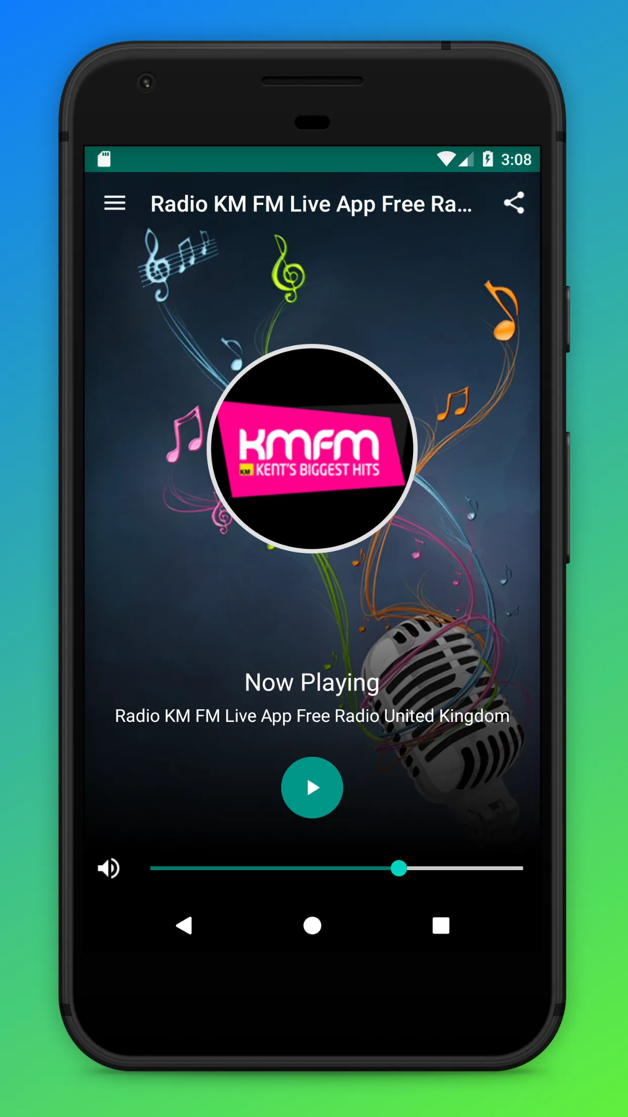 KMFM Radio App United Kingdom | Indus Appstore | Screenshot