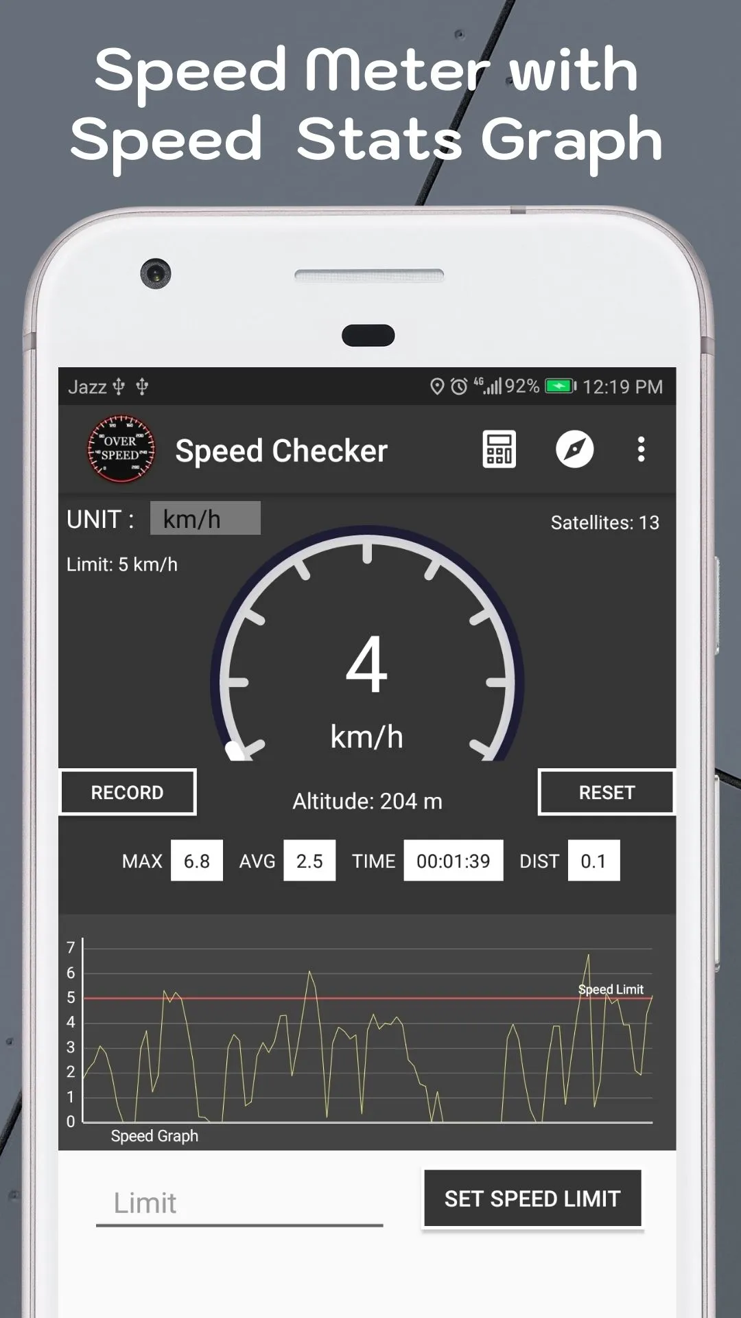 Speed Meter Over Speed Check | Indus Appstore | Screenshot