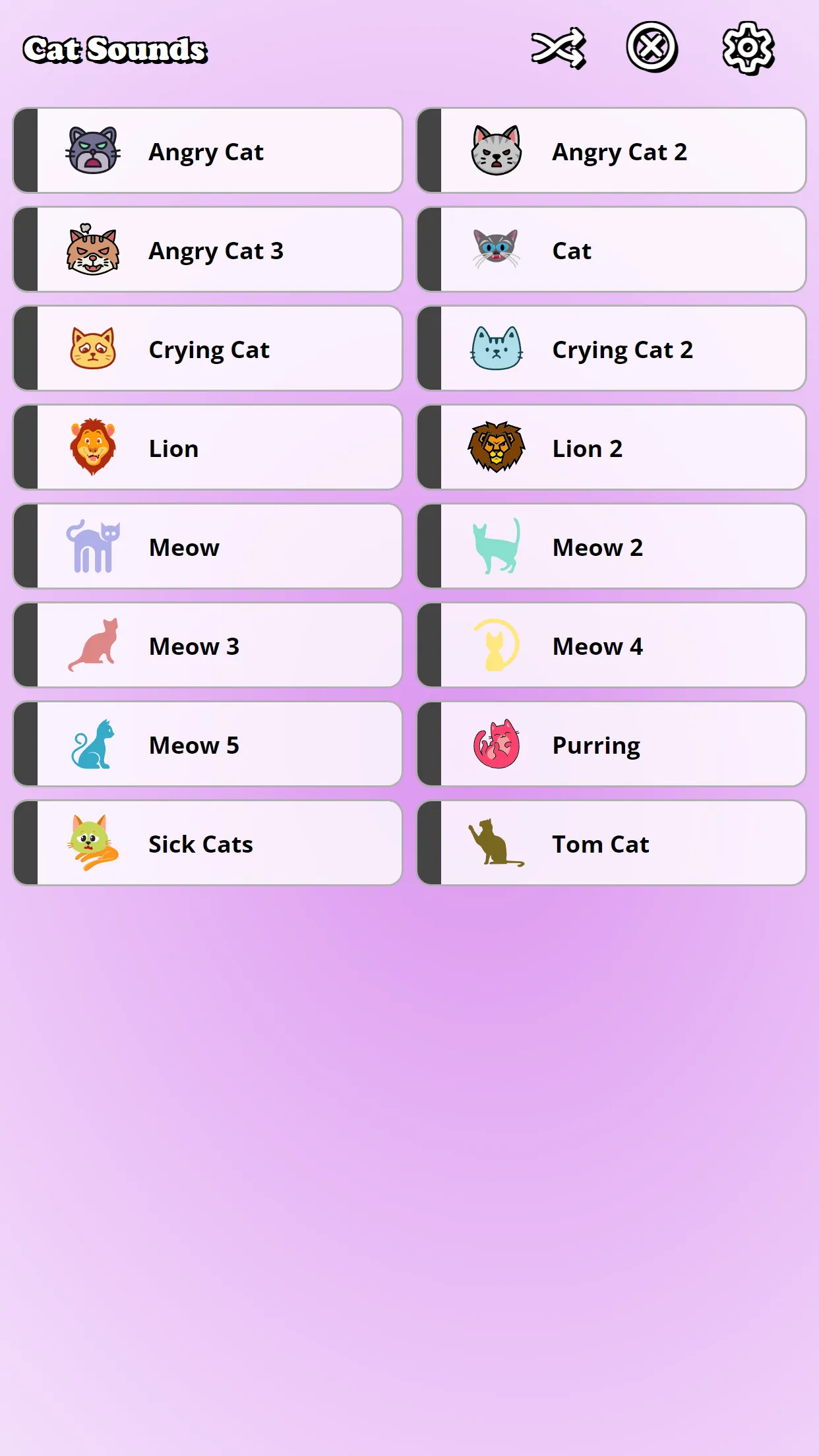 Cat Soundboard | Indus Appstore | Screenshot