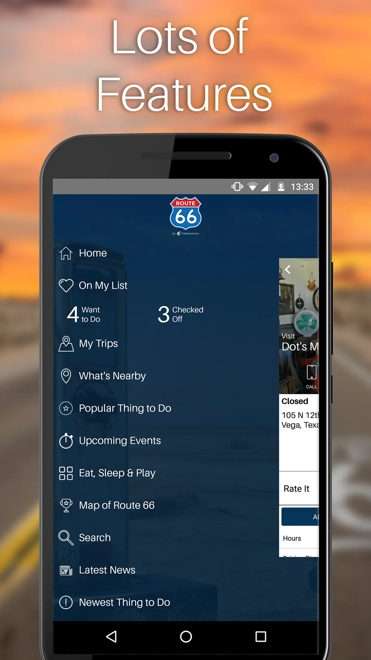 Route 66 Travel Guide | Indus Appstore | Screenshot