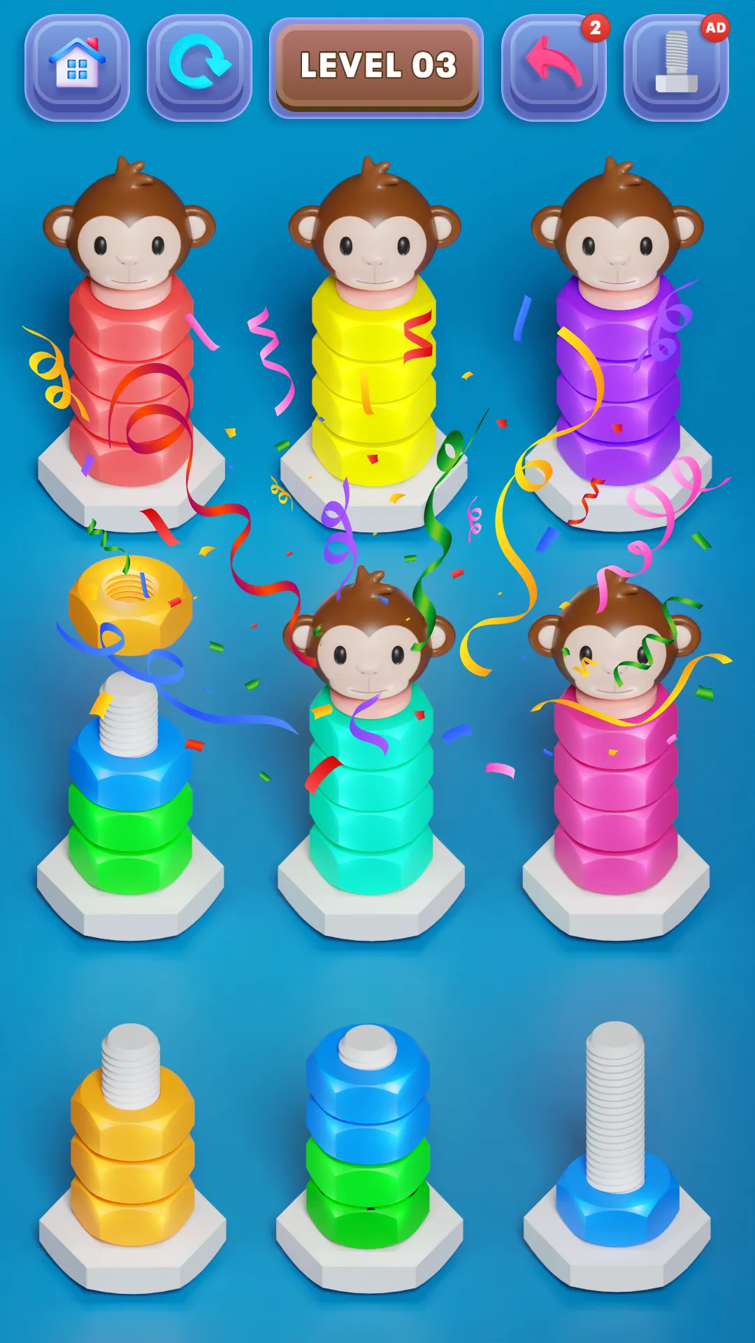 Nuts & Bolts, Nut Puzzle Games | Indus Appstore | Screenshot