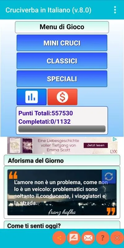 Italian Crossword Puzzles | Indus Appstore | Screenshot