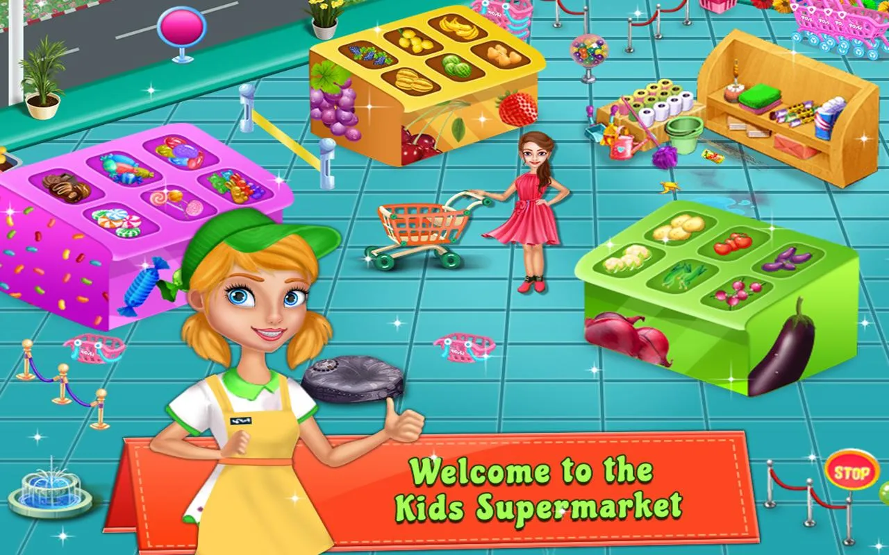 Supermarket Kids Shopping | Indus Appstore | Screenshot