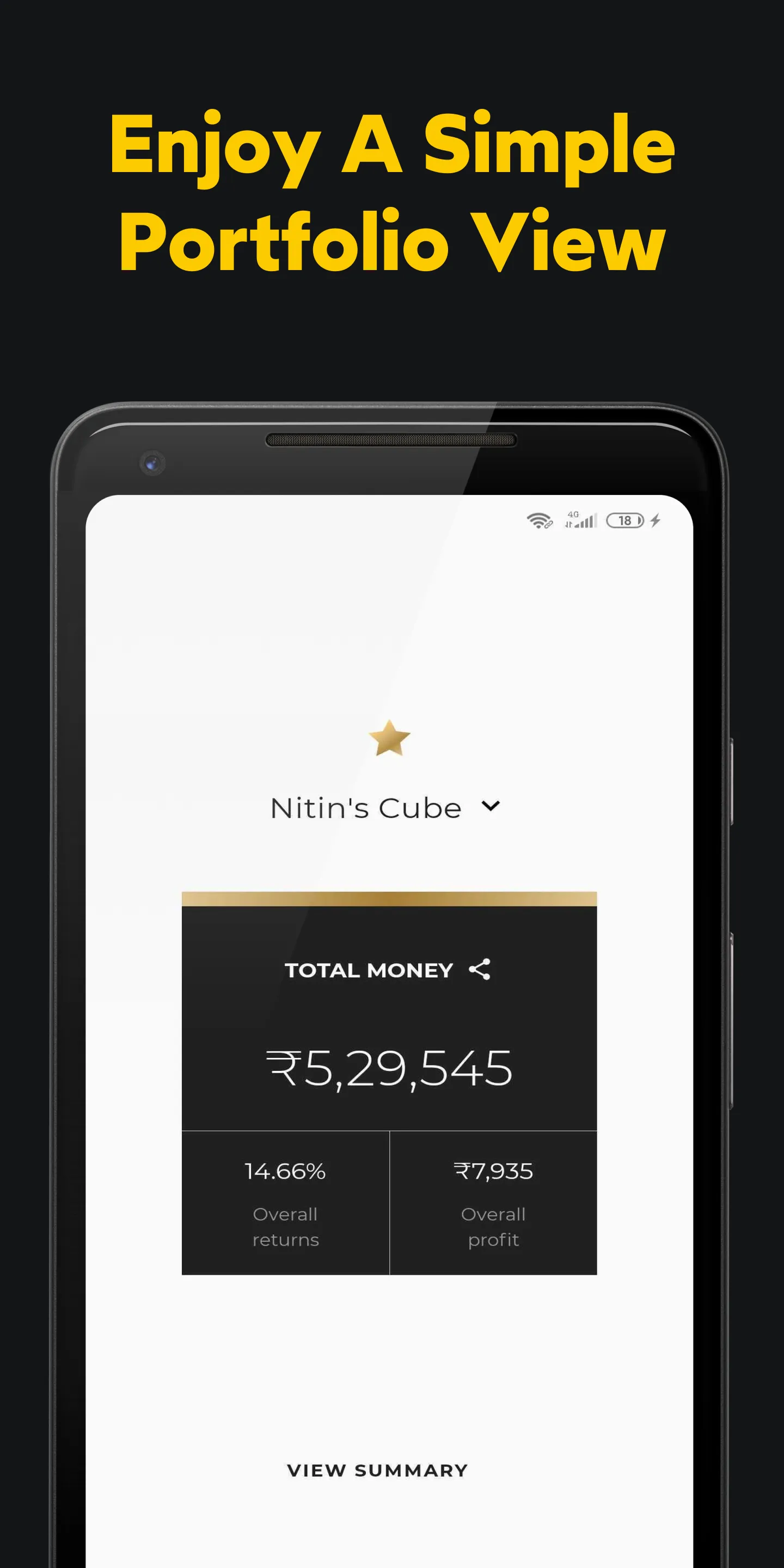 Cube: For Financial Freedom | Indus Appstore | Screenshot