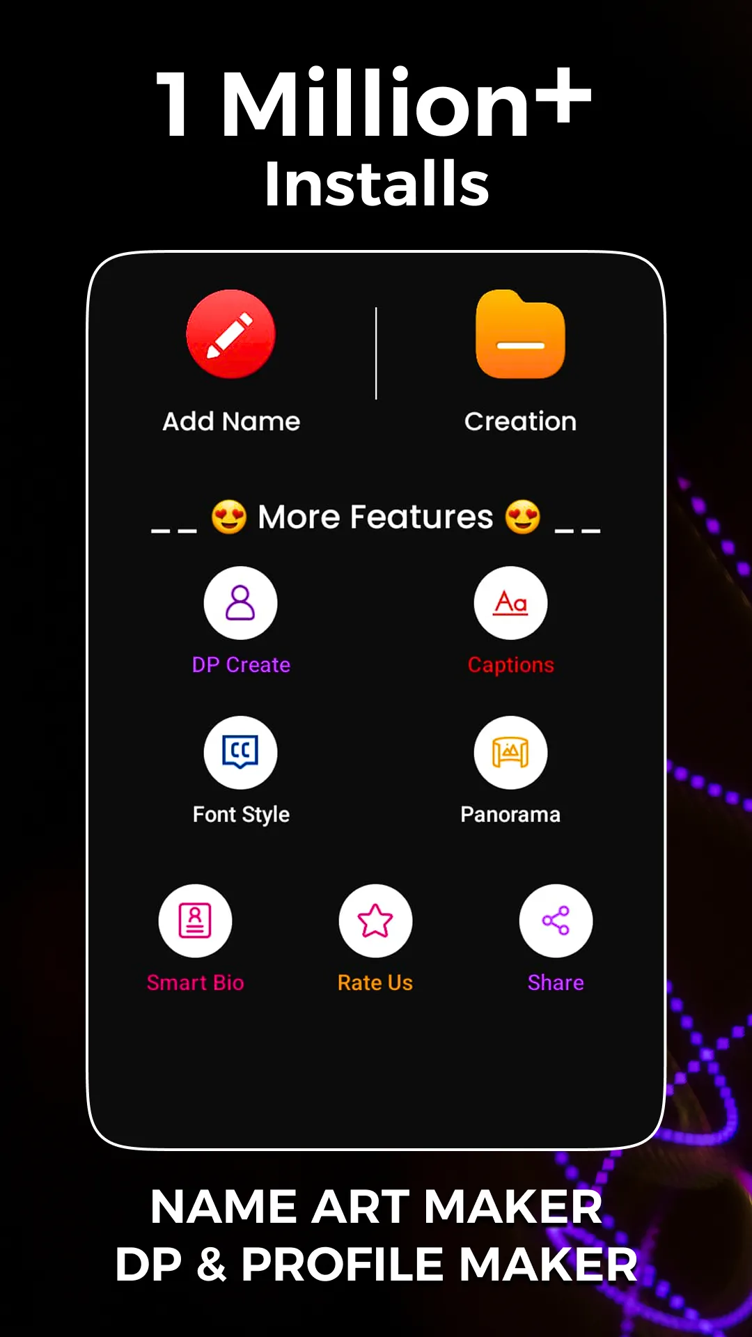 Name Art - Text & Photo Editor | Indus Appstore | Screenshot
