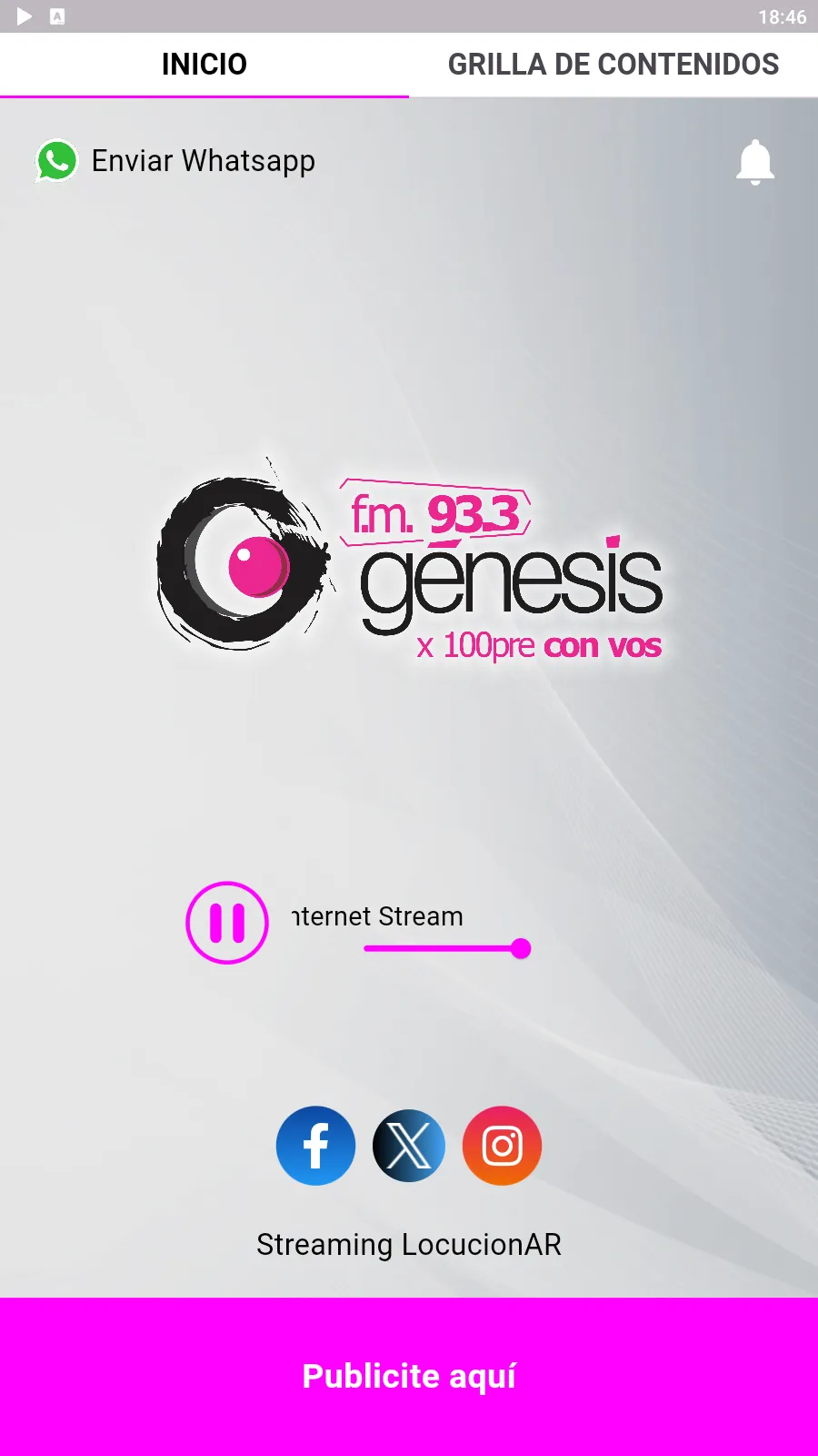 FM Genesis 93.3 | Indus Appstore | Screenshot