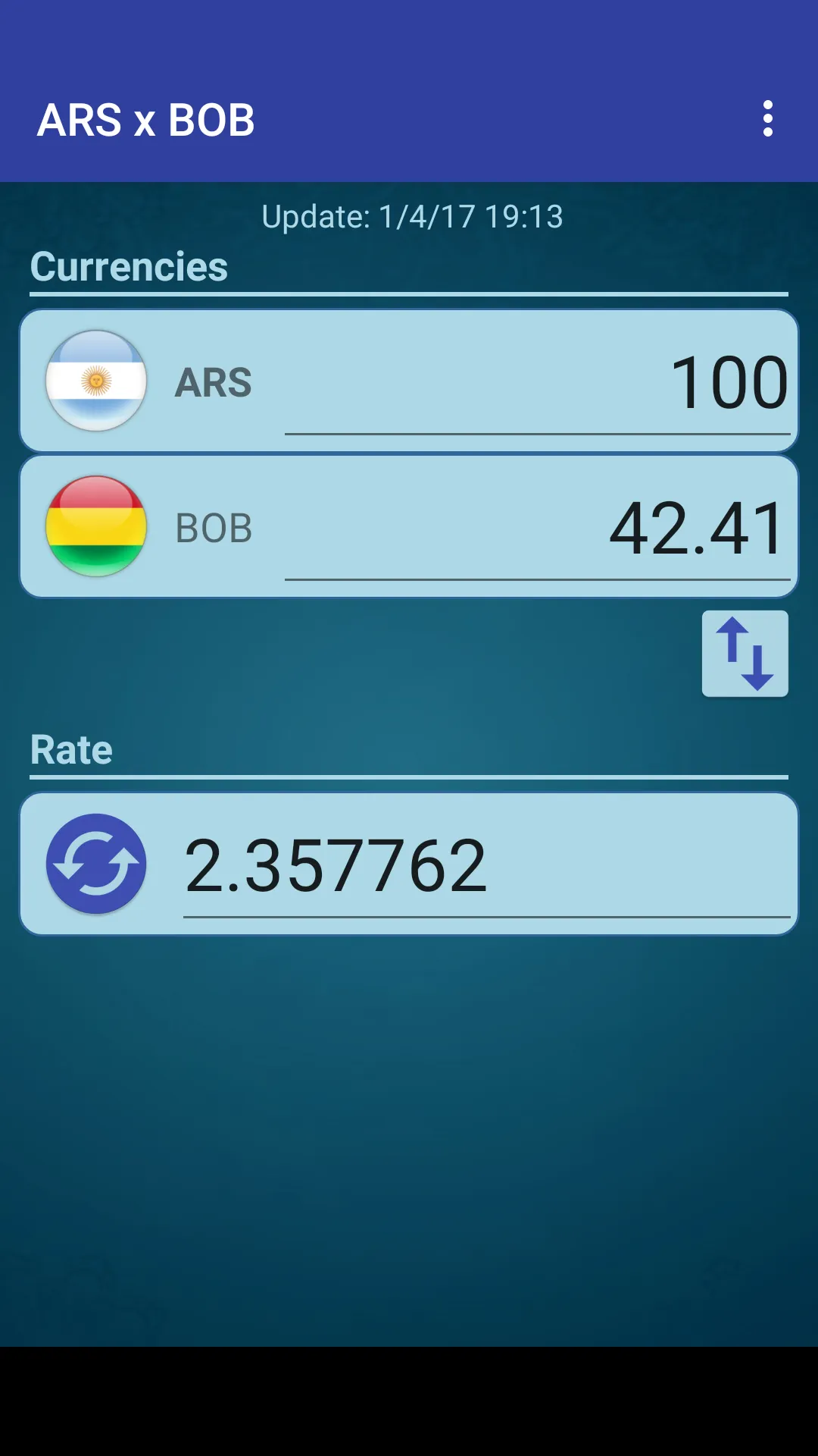 Arg. Peso x Bolivian Boliviano | Indus Appstore | Screenshot