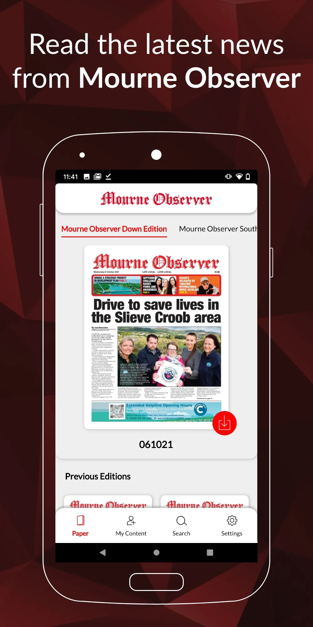 Mourne Observer | Indus Appstore | Screenshot