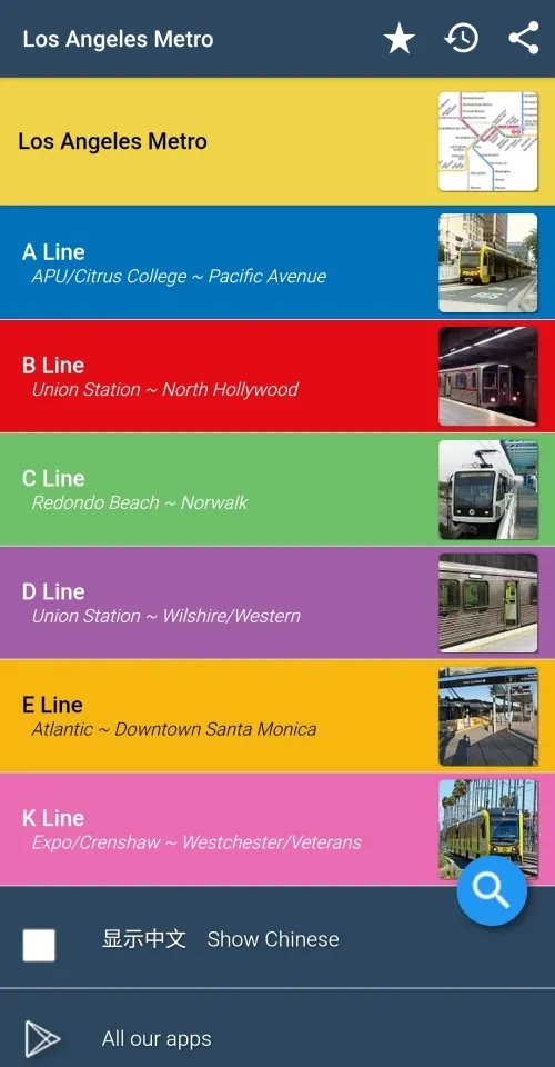 Los Angeles Metro 洛杉矶地铁 | Indus Appstore | Screenshot